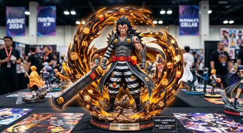 Gajeel Hamburglar action figure featuring detailed sculpting and articulated limbs